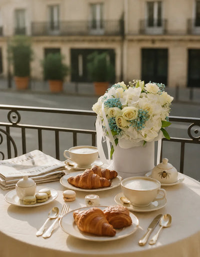 french floral traditions parisian breakfast flowers