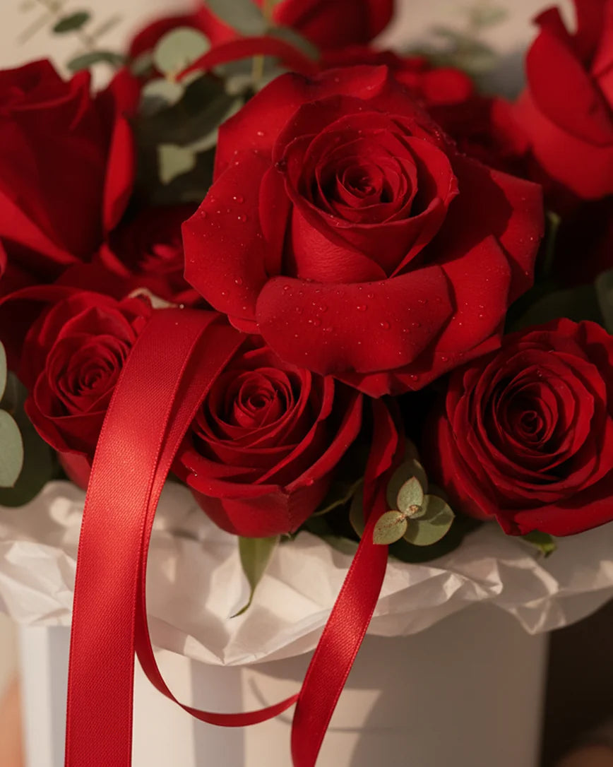 Amour Royal detail — luxury flowers Dubai | Miss Florenski