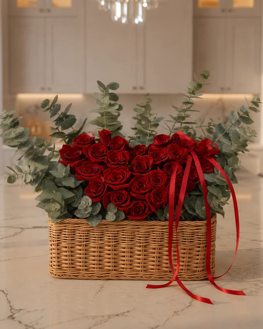 C'est L'amour detail — luxury flowers Dubai | Miss Florenski