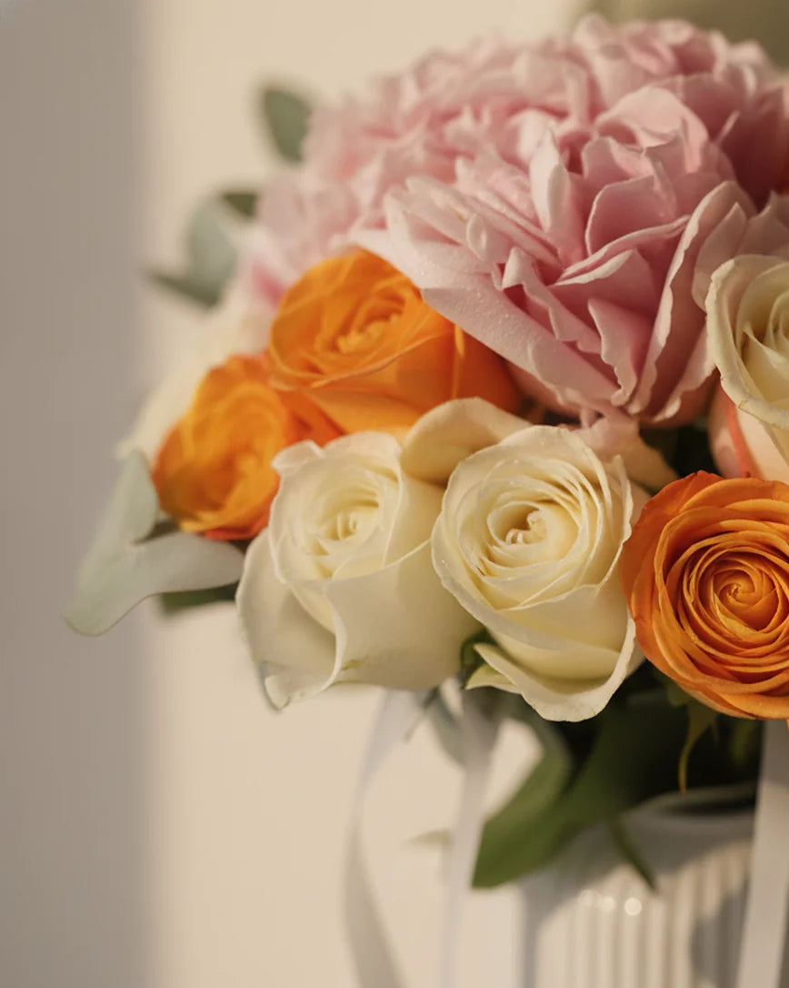 Coeur Tendre detail — luxury flowers Dubai | Miss Florenski