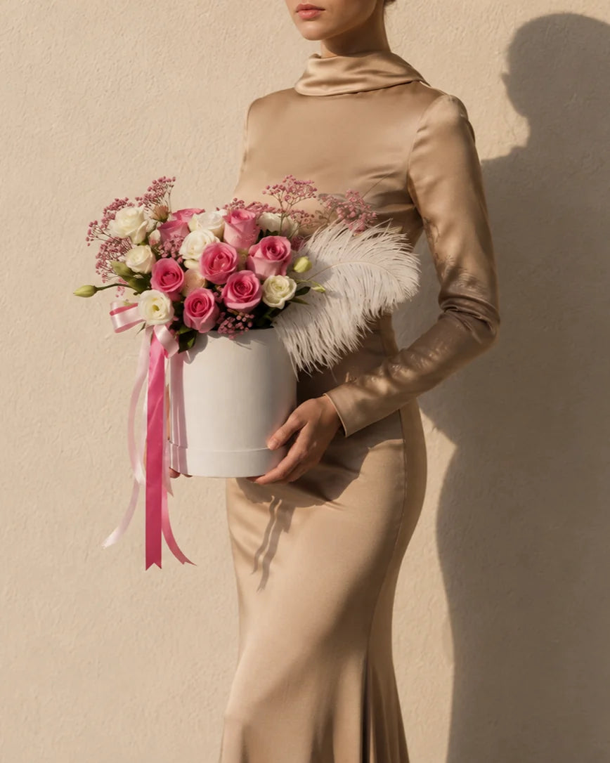 Crème Rose — luxury floral arrangement Dubai | Miss Florenski