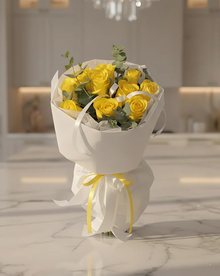 Ensoleillée detail — luxury flowers Dubai | Miss Florenski