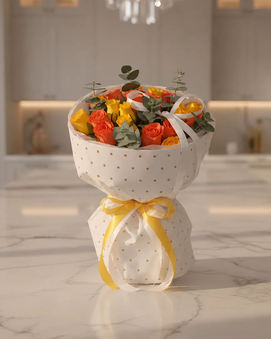 Glace Aux Agrumes detail — luxury flowers Dubai | Miss Florenski