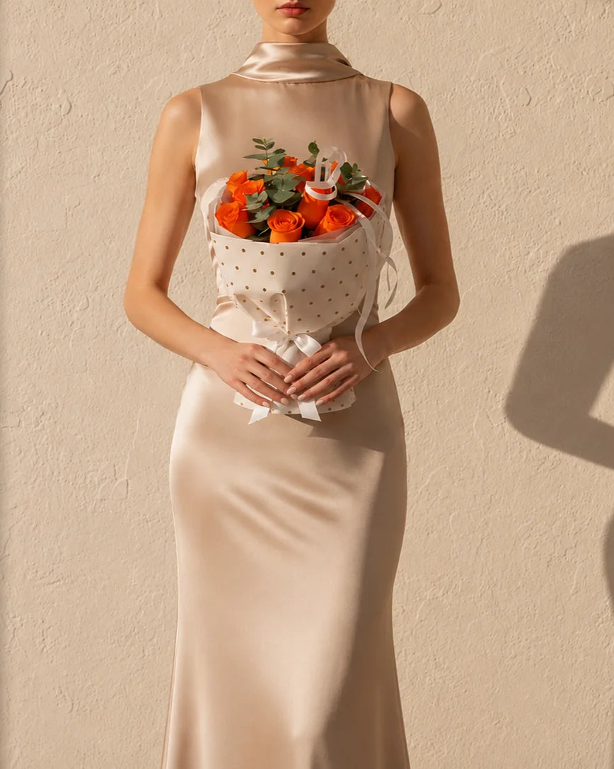 Jus De Mandarine detail — luxury flowers Dubai | Miss Florenski