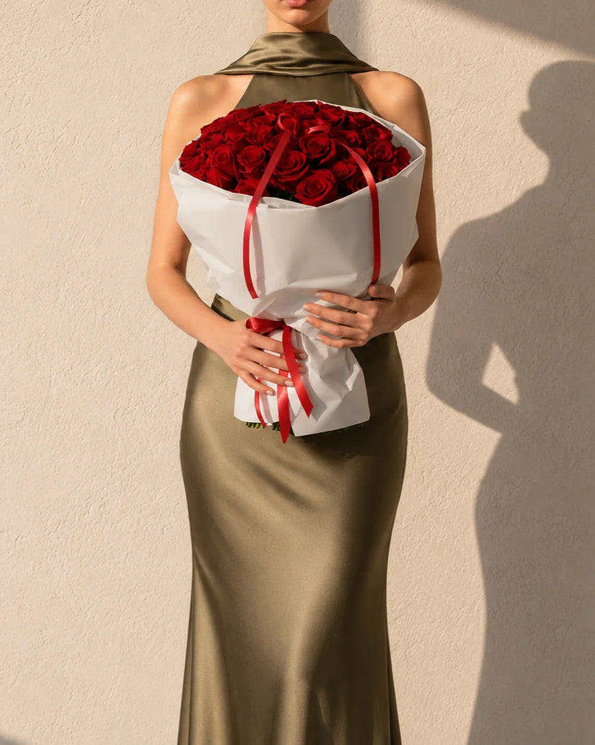 La Passion detail — luxury flowers Dubai | Miss Florenski