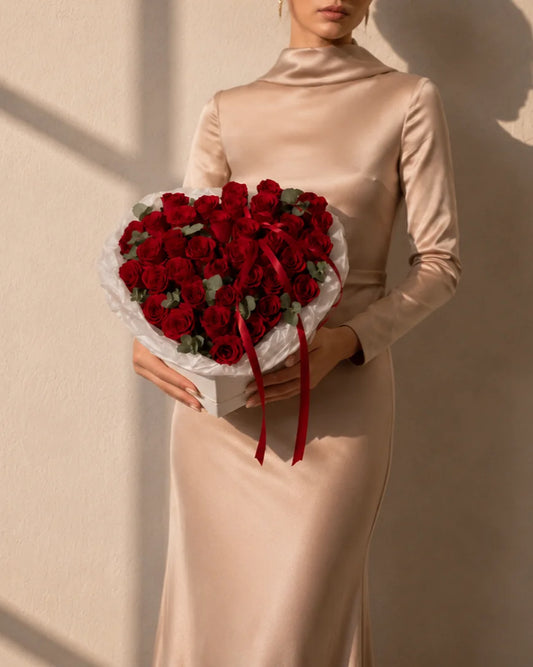 Le Coeur Qui Bat — luxury floral arrangement Dubai | Miss Florenski