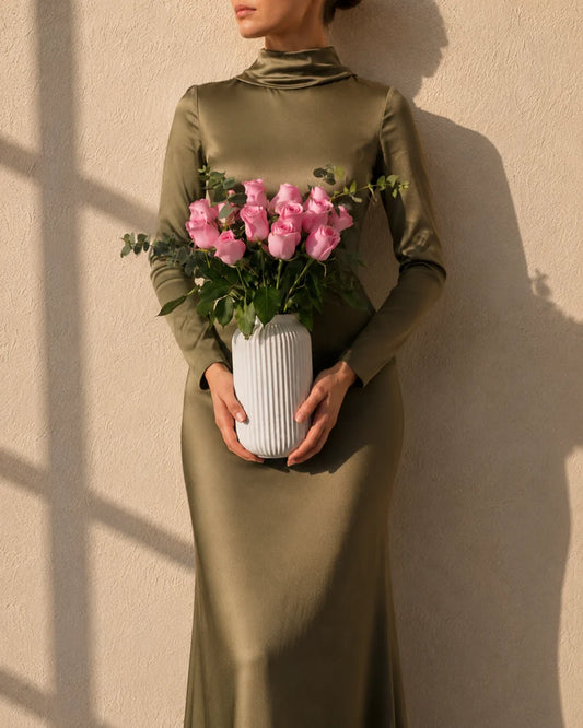 Vase de Fleurs Rose - Miss Florenski Dubai