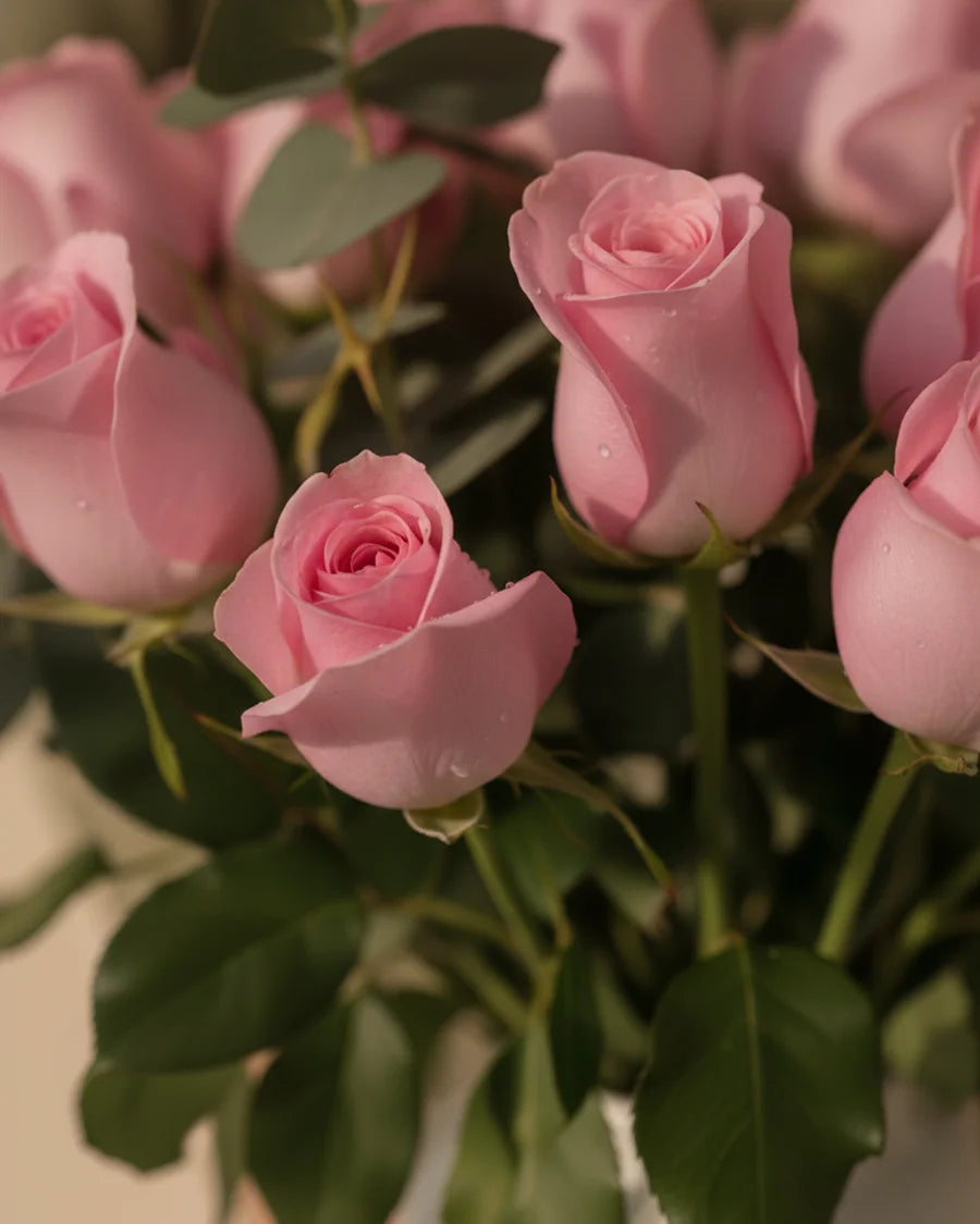 Vase de Fleurs Rose - Miss Florenski Dubai