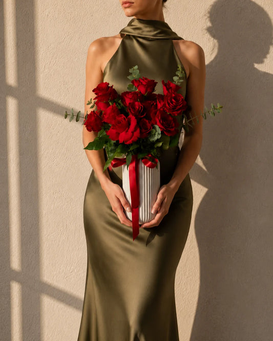 Vase de Fleurs Rouge - Miss Florenski Dubai