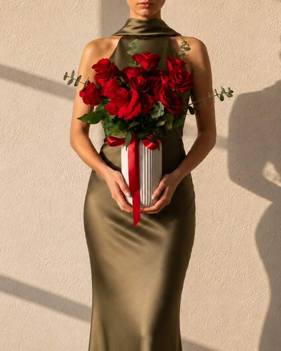 Vase de Fleurs Rouge - Miss Florenski Dubai